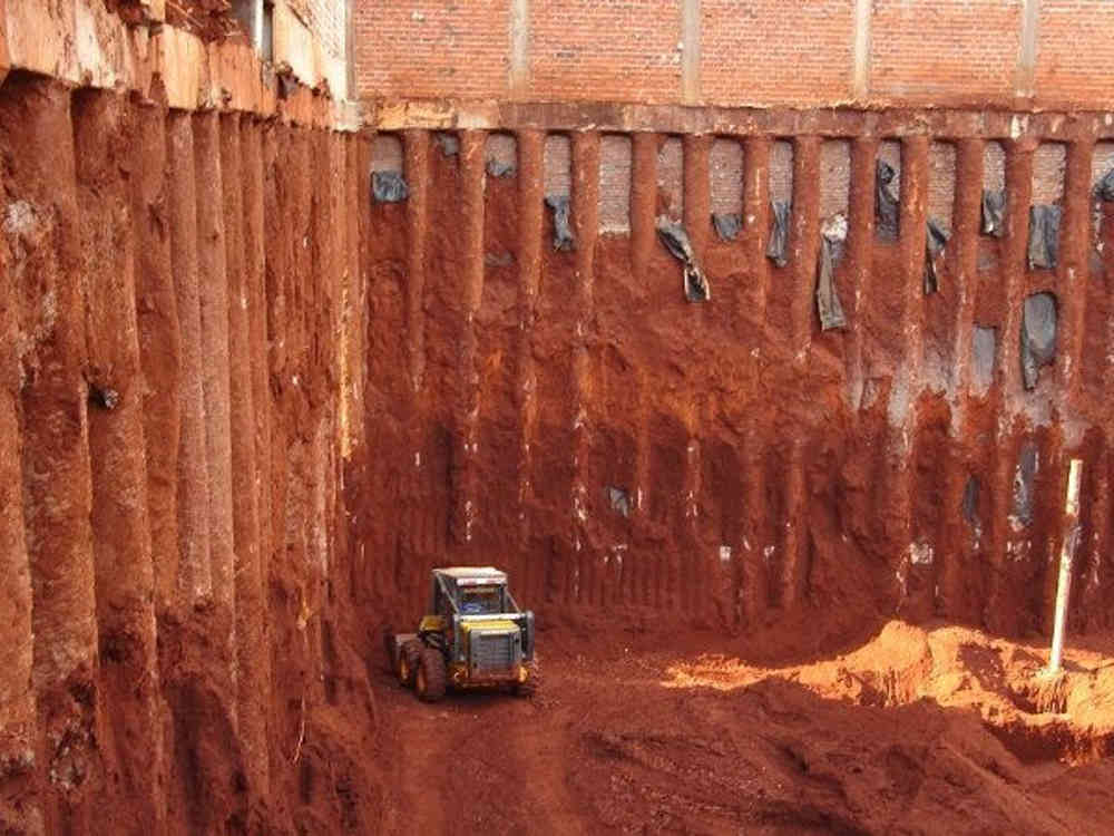 Escavação de terrenos